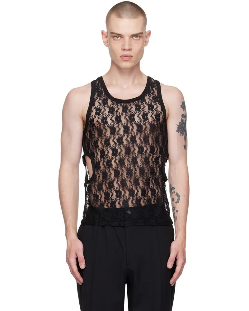 Maiden Name Black David Tank Top Black