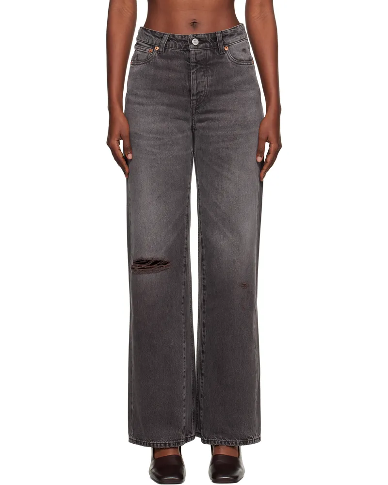 Our Legacy Gray Treble Cut Jeans Highway