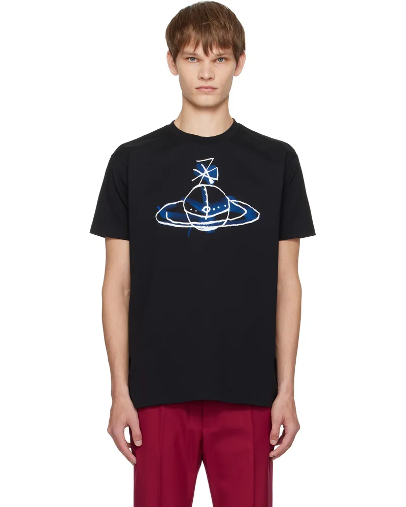 Vivienne Westwood Black Classic T-shirt Aw25-black