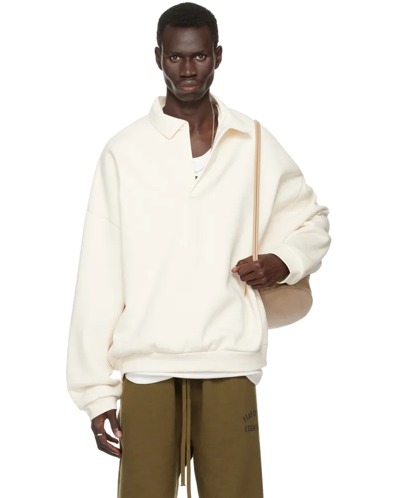 Fear of God Off-White Single-Button Polo Shell