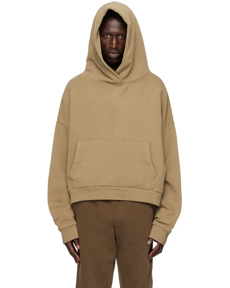 Entire Studios Taupe Heavy Hoodie Cork