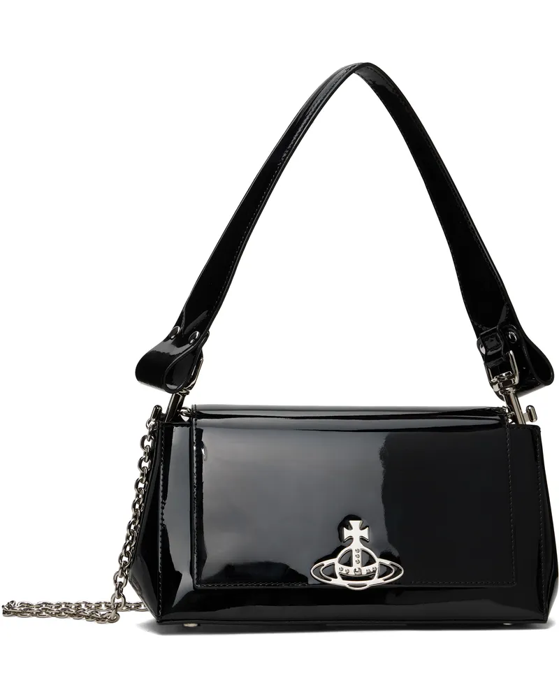 Vivienne Westwood Black Medium Hazel Bag N403