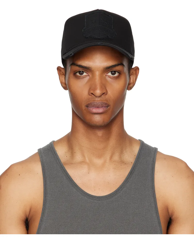 Dsquared2 Black Logo Baseball Cap Black