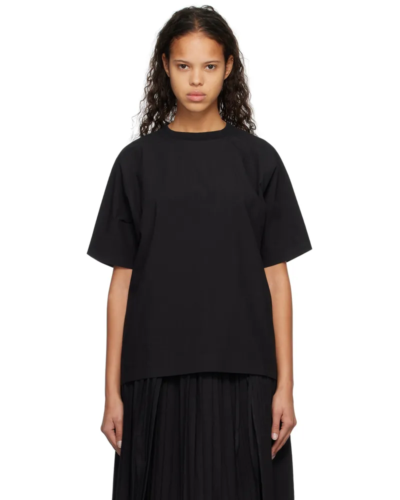 Subtle Le Nguyen Black Crewneck T-Shirt Black