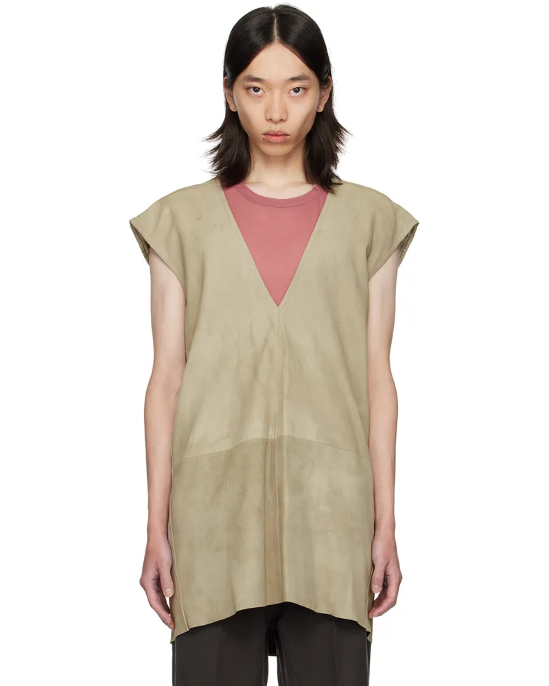 Rick Owens Off-White Porterville Dylan Leather T-Shirt 08
