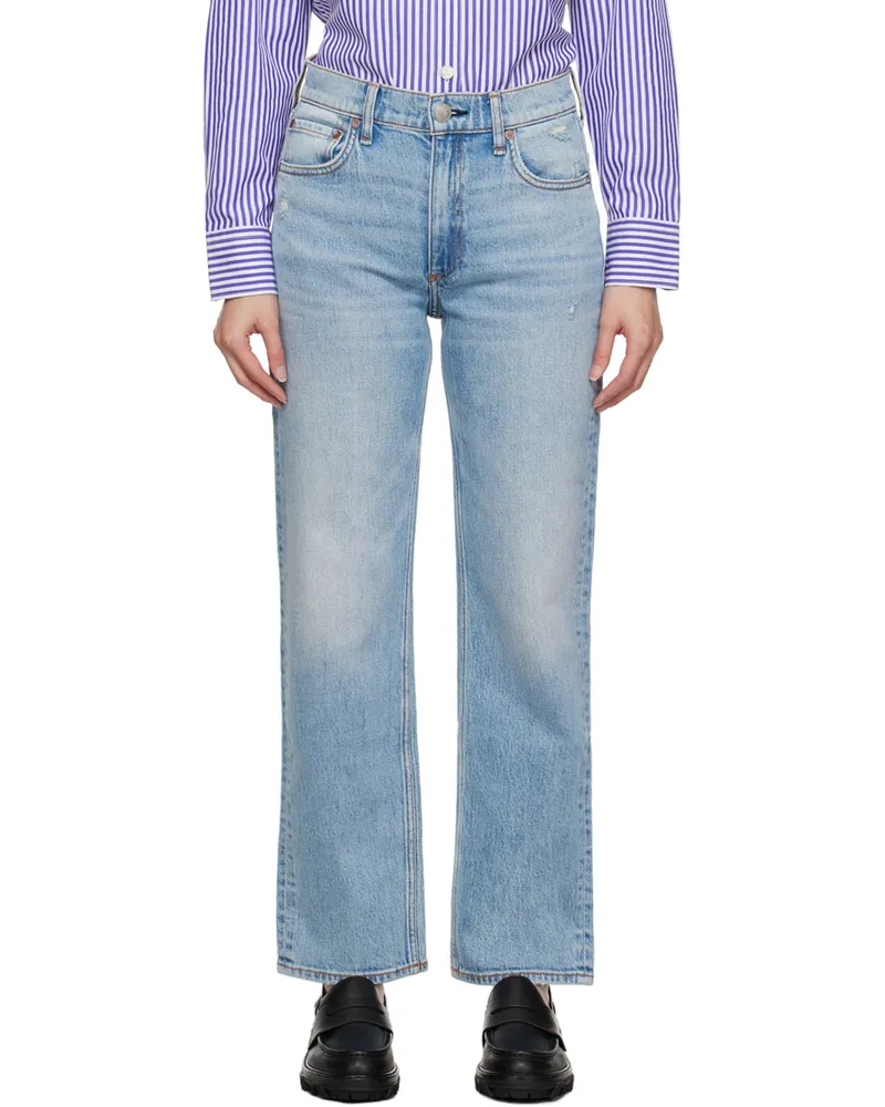 Rag & Bone Blue Harlow Jeans Lou1