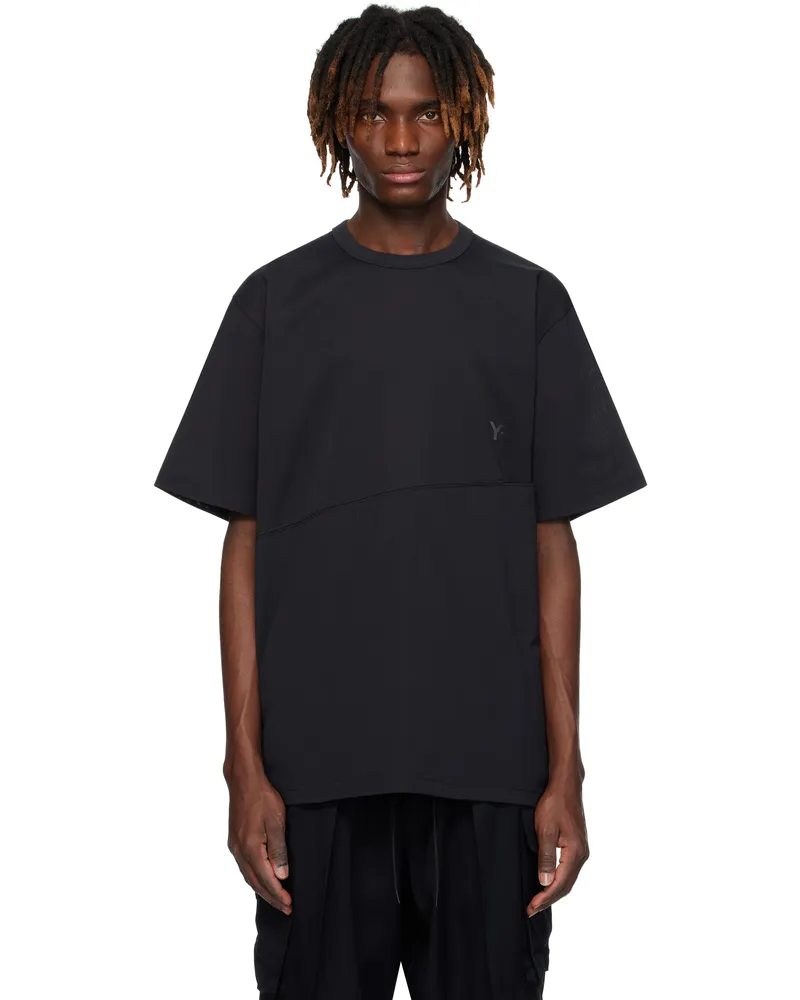 Y-3 Black Vented T-shirt Black