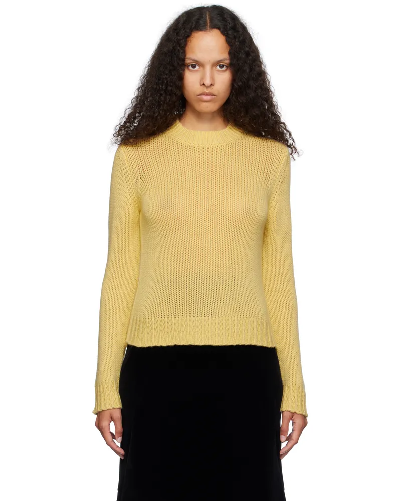 Max Mara Yellow Dalida Sweater 008