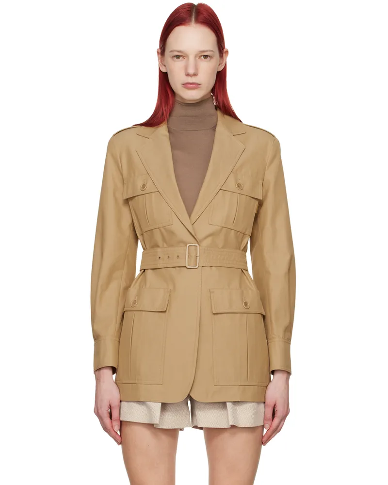 Max Mara Tan Pacos Jacket 4