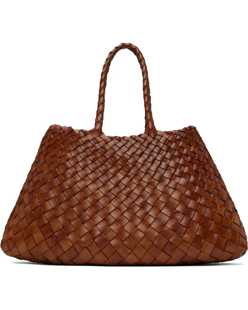 Dragon Diffusion Tan Santa Croce Small Tote Tan