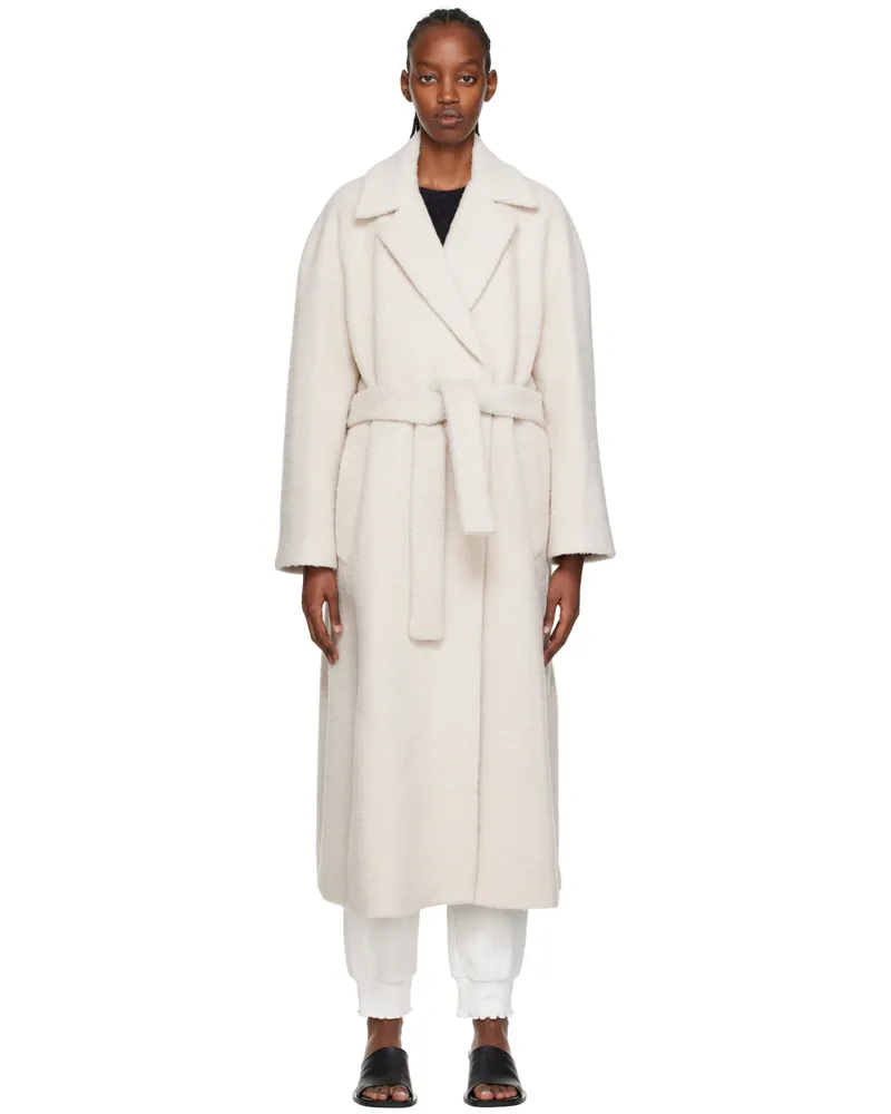 Filippa K Off-White Ayla Coat Ivory