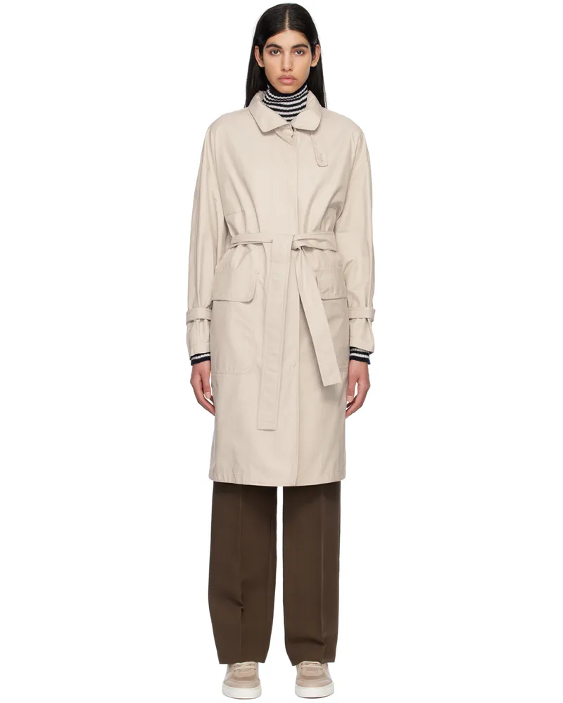 Max Mara Off-White The Cube MTrench Coat 002