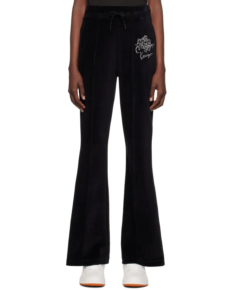 Kenzo Black Kenzo Paris Star Tiger Track Pants 99j
