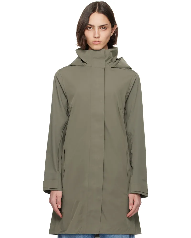 Canada Goose Khaki 'Black Label' Cardero Raincoat 1664