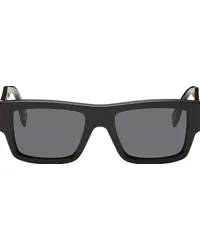 Fendi Black Signature Sunglasses Shiny