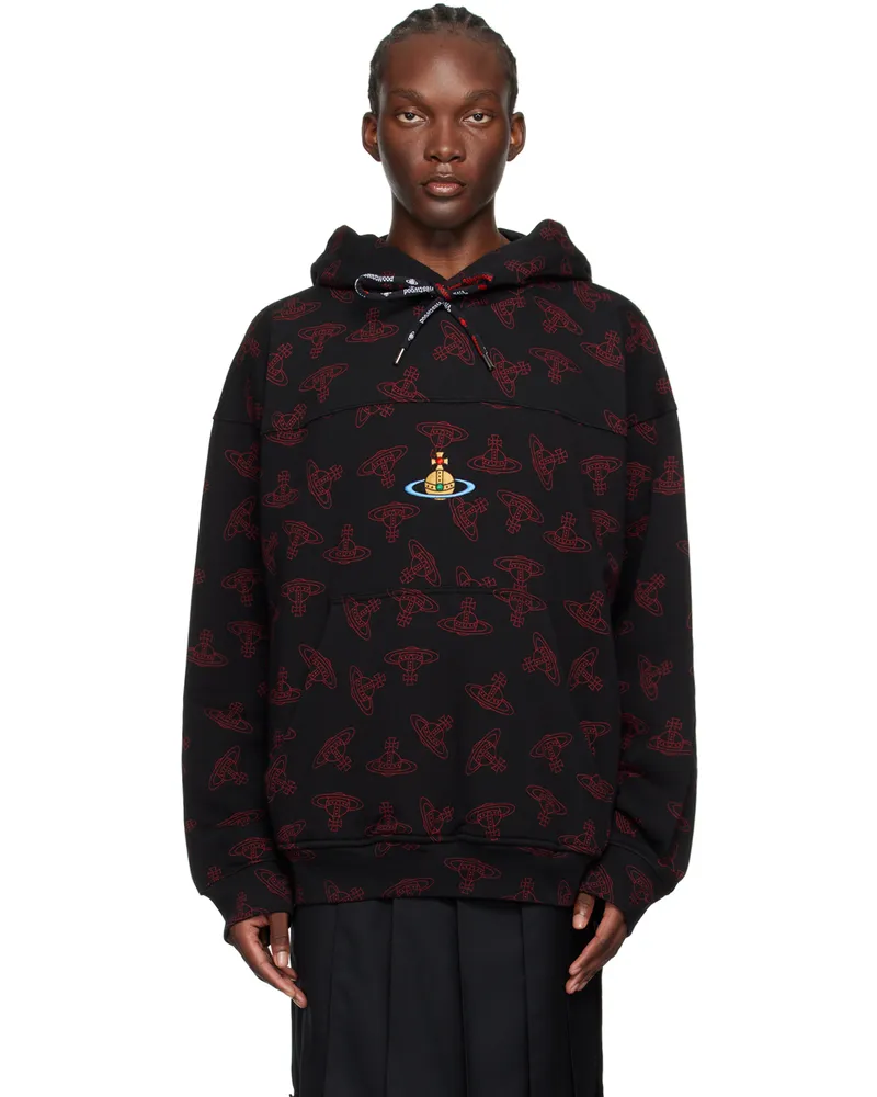 Vivienne Westwood Black Fresh Hoodie Aw24-black