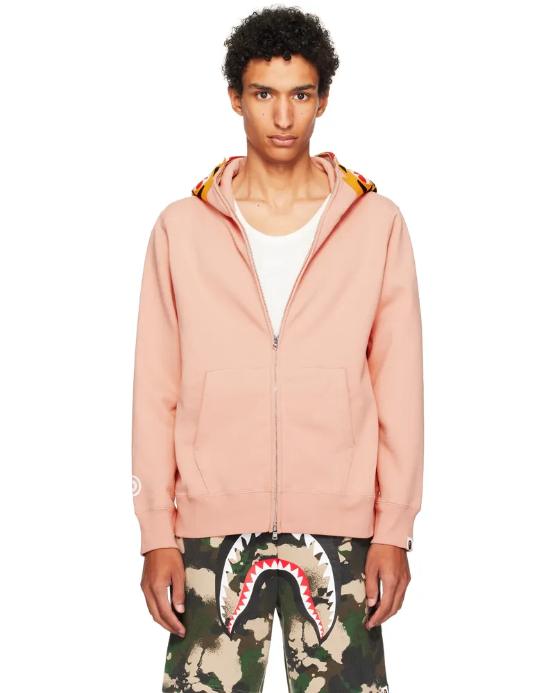 BAPE Pink Tiger Full Zip Hoodie Pnk-pink