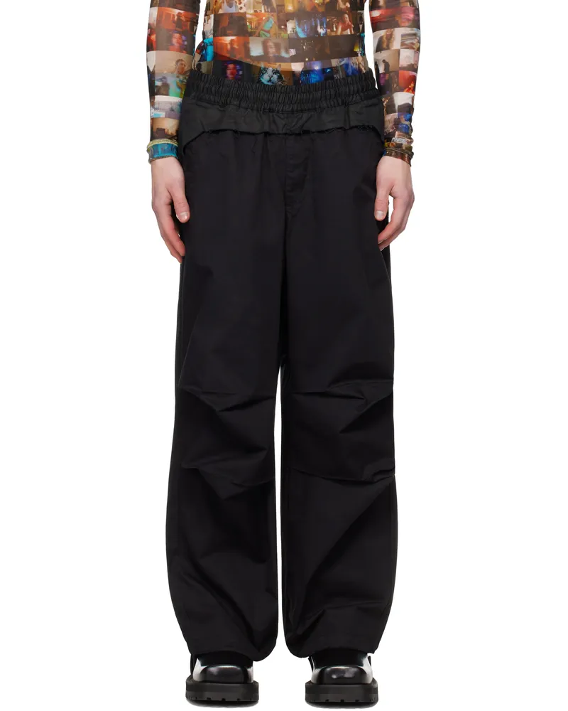 Diesel Black P-Gustaf Trousers 9xxa