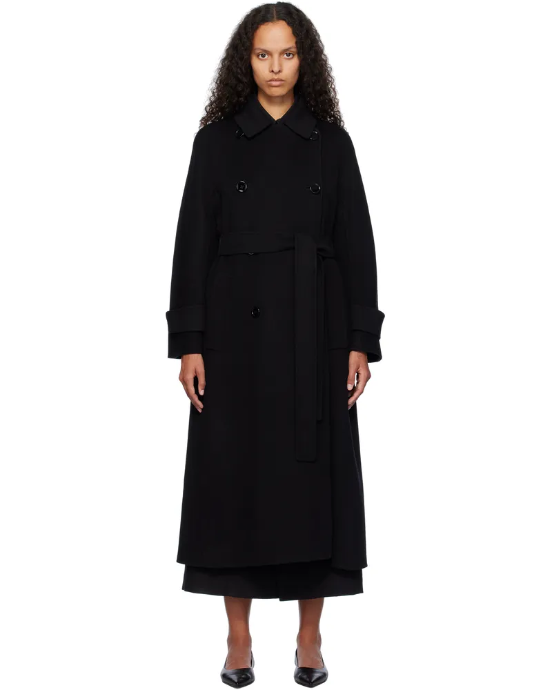 Max Mara Black Hester Coat 013