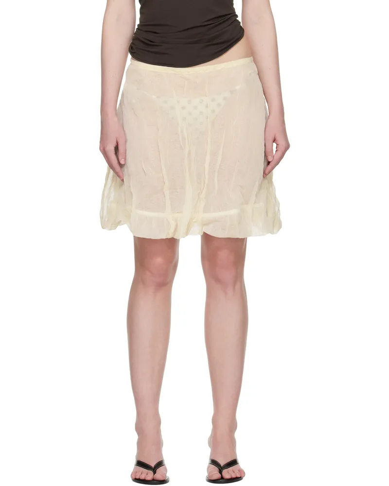 Paloma Wool Off-White Nabi Miniskirt 10