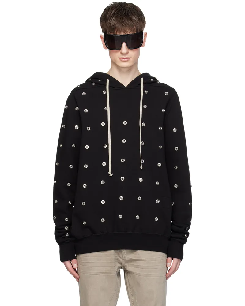 DRKSHDW by Rick Owens Black Granbury Hoodie 09