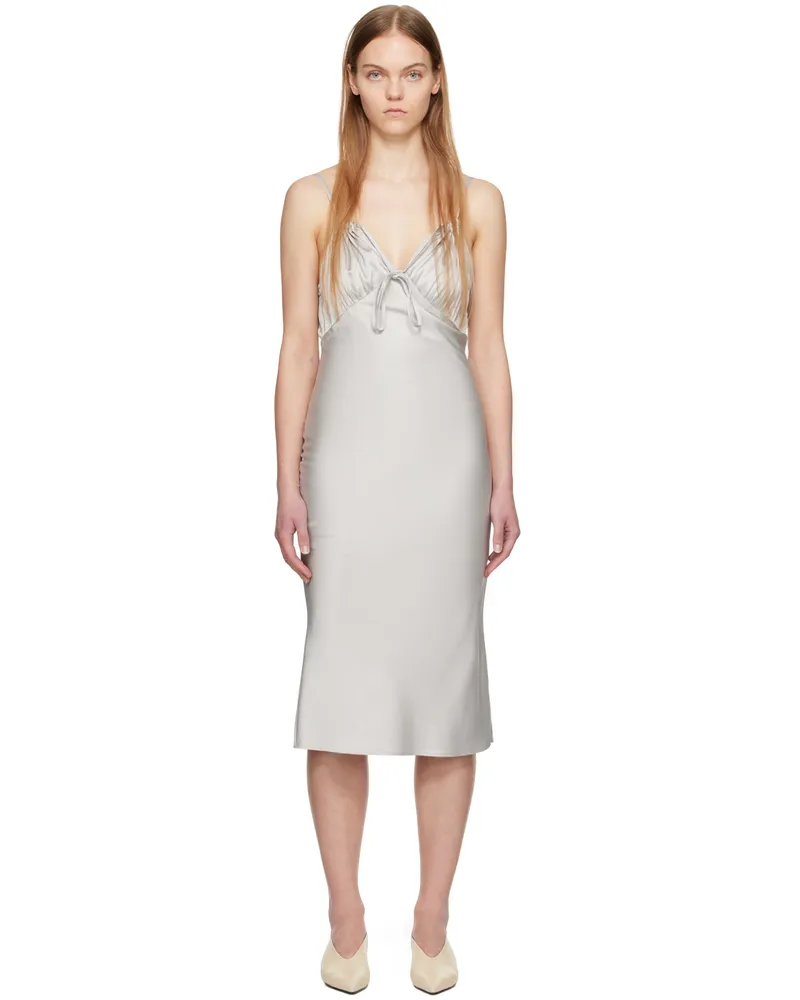 Kijun Gray Emma Midi Dress Silvergrey