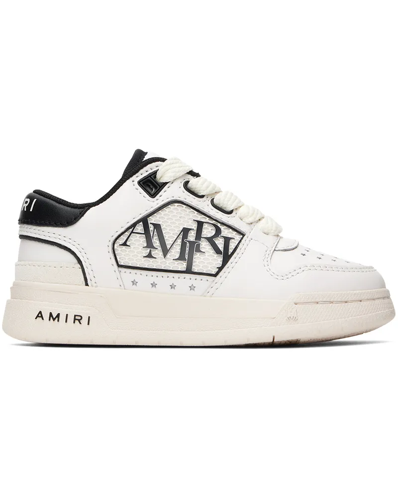 Amiri Kids White & Black Classic Low Sneakers White