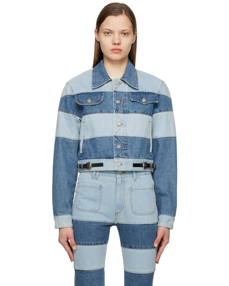 Andersson Bell Blue Mahina Denim Jacket Washed