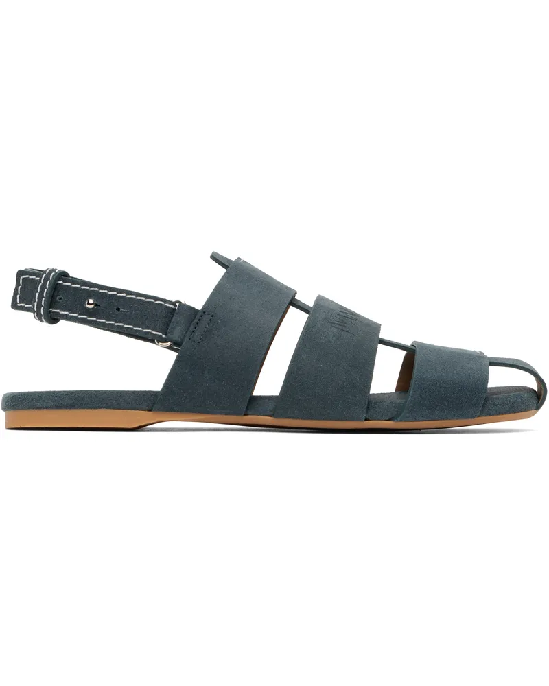 J.W.Anderson Blue Suede Fisherman Sandals 800