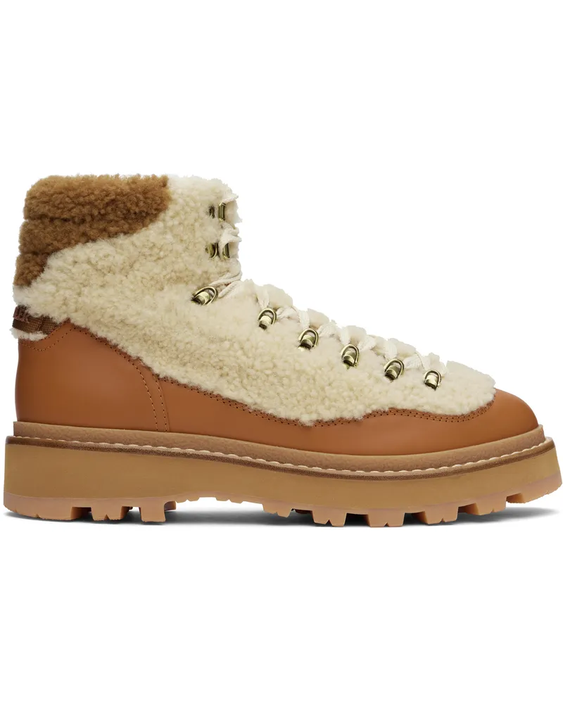 Moncler Tan Peka Trek Boots 20n