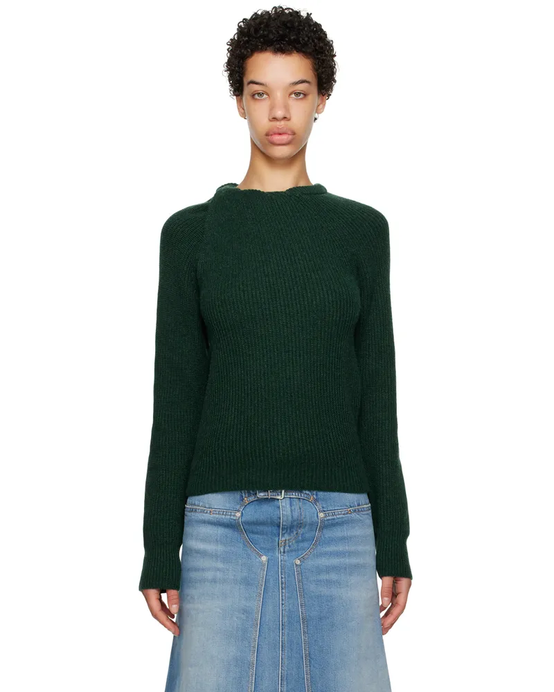 Stella McCartney Green Shifting Knot Sweater 3007