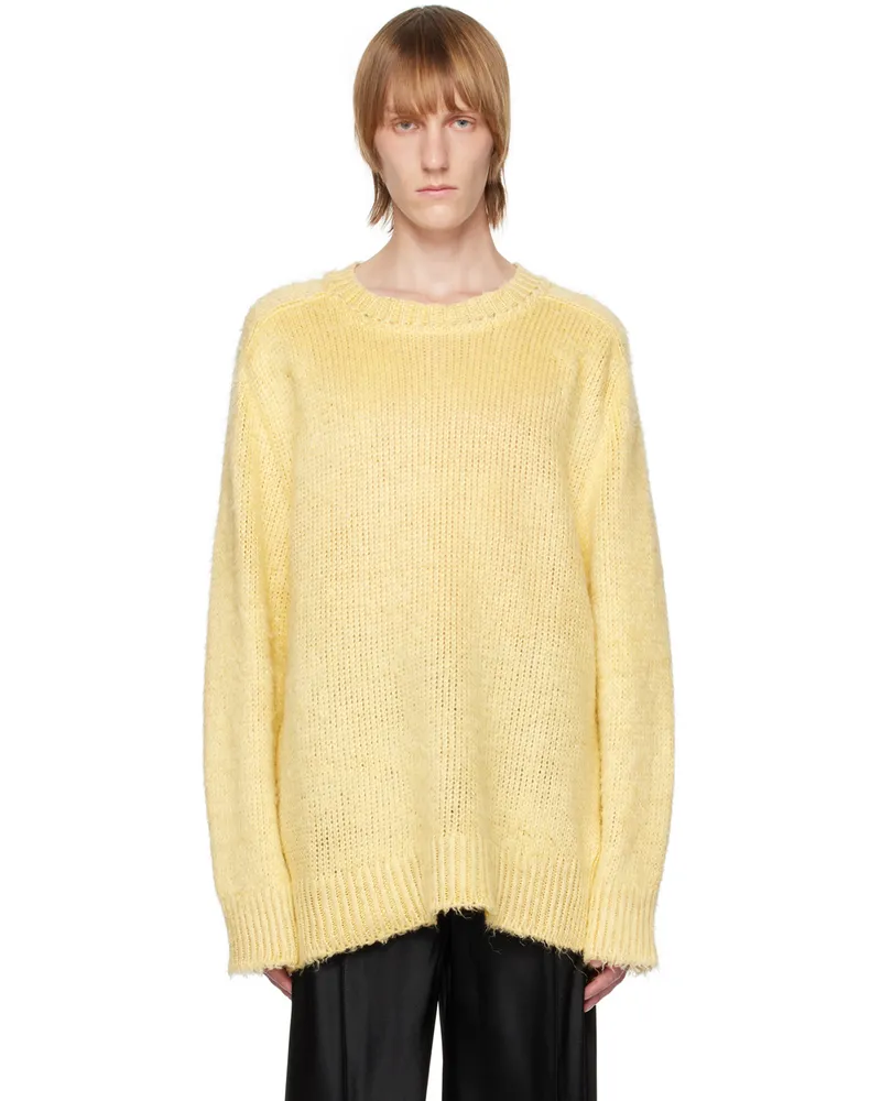Maison Margiela Yellow Brushed Sweater 169