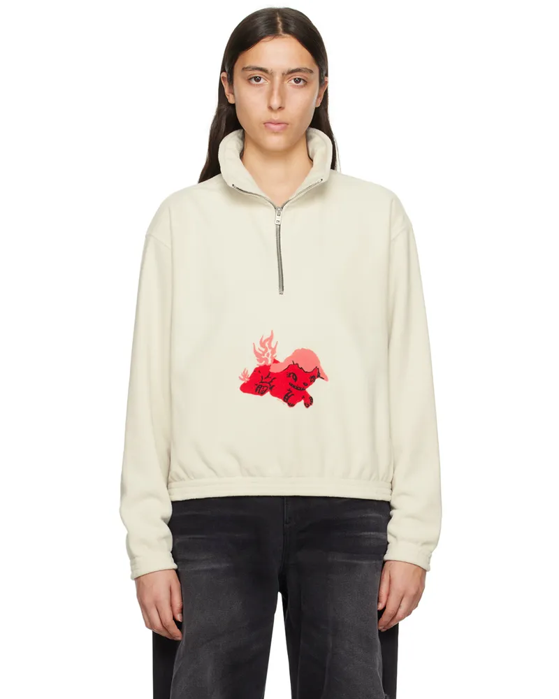 WE 11 DONE White Pony Sweater White