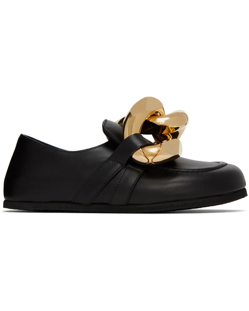 J.W.Anderson Black Chain Loafers 001