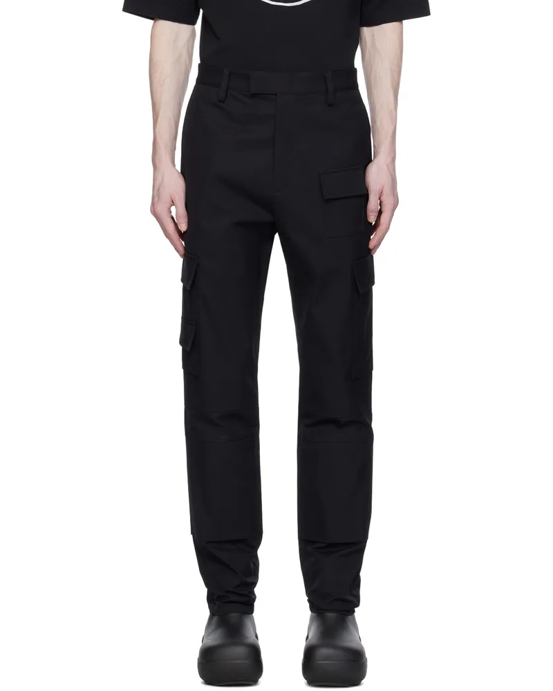 AMBUSH Black Slim Cargo Pants Black