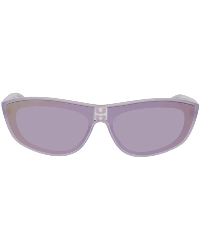 Givenchy Purple Shield Sunglasses Shiny
