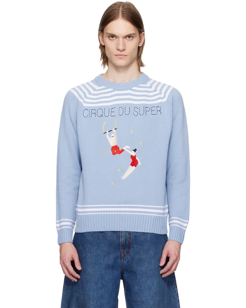 KidSuper Blue Cirque du Soleil Edition 'Cirque' Sweater Blue