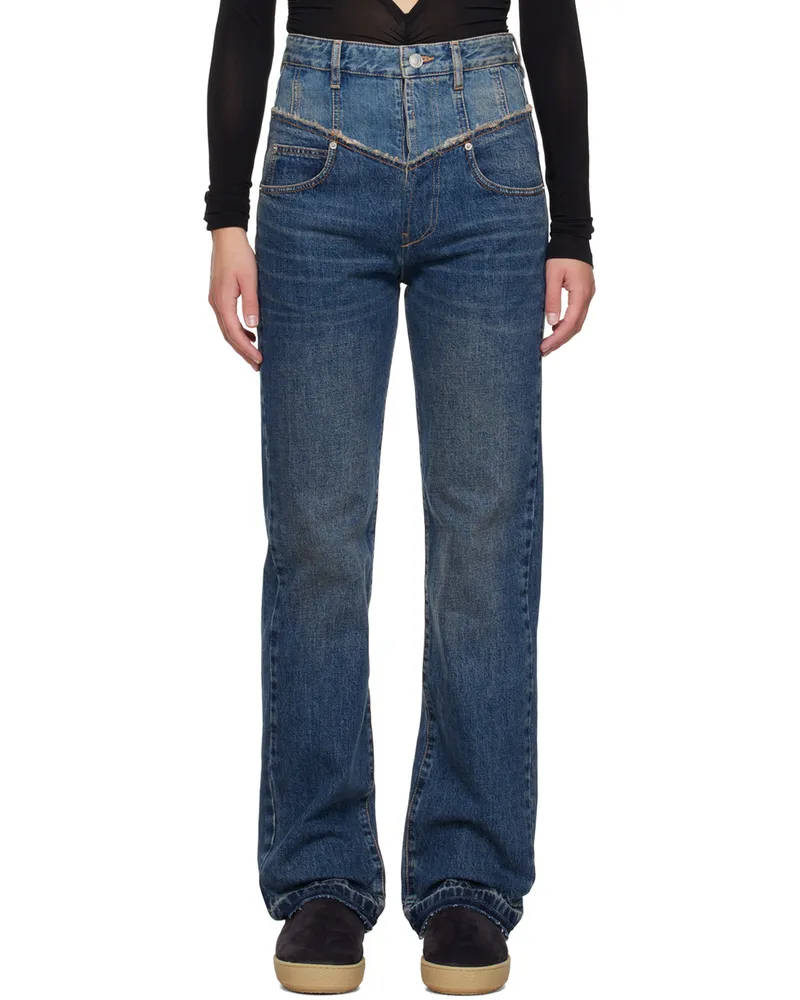 Isabel Marant Blue Noemie Jeans 30db