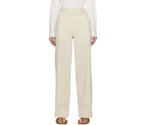 Off-White Lace-Up Trousers