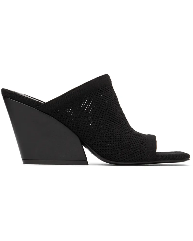 Stella McCartney Black Knit Mesh Mules 1000