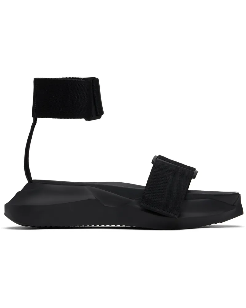 Rick Owens Black Hollywood Strap Spartan Geth Slide Sandals 99