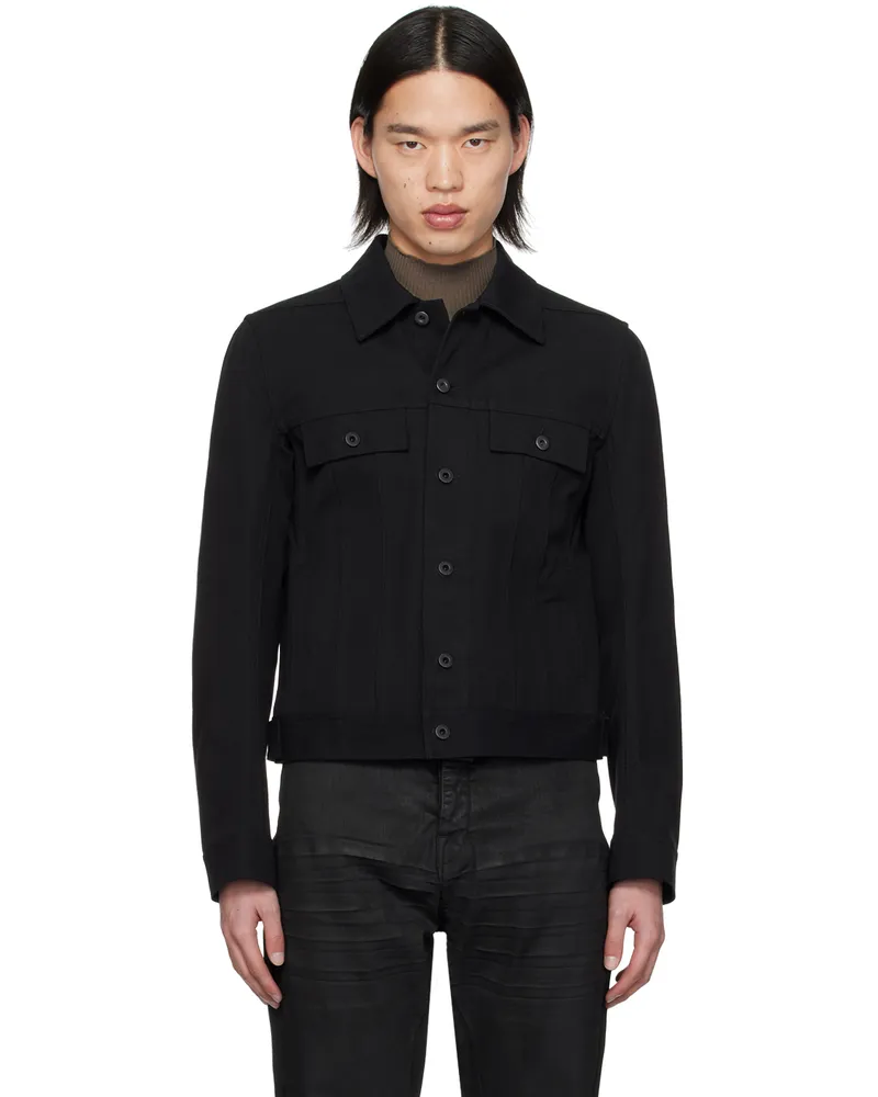 Rick Owens Black Button Jacket 09