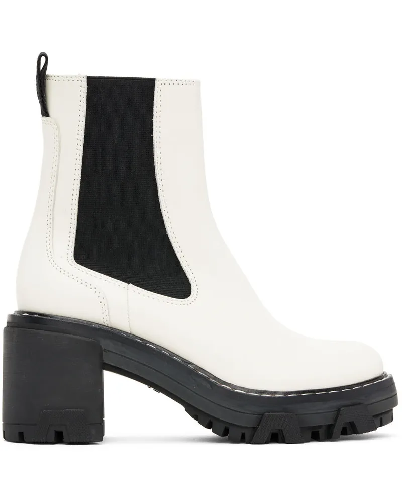 Rag & Bone White Shiloh Boots Antqwht