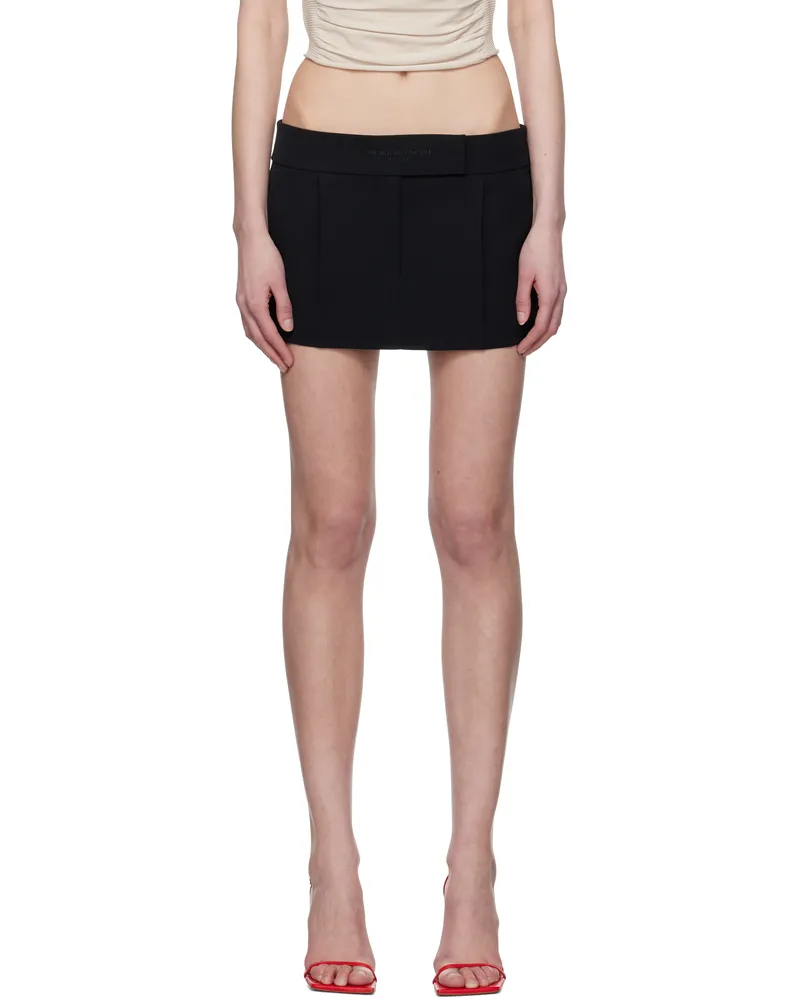 Alexander Wang Black Tailored Mini Skort Black