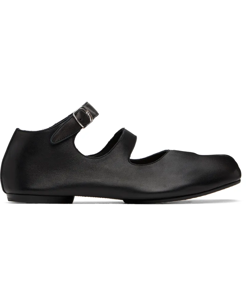 Maison Margiela Black Tabi Ballerina Flats T8013