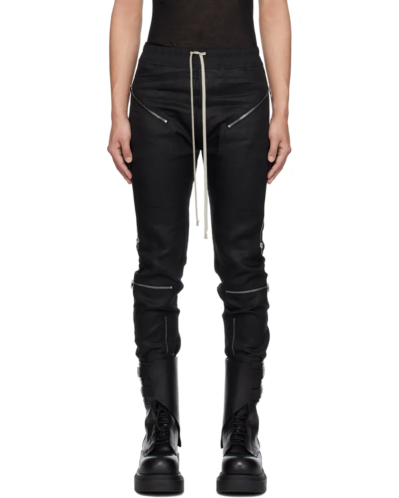 Rick Owens Black Hollywood Headon Trousers 09