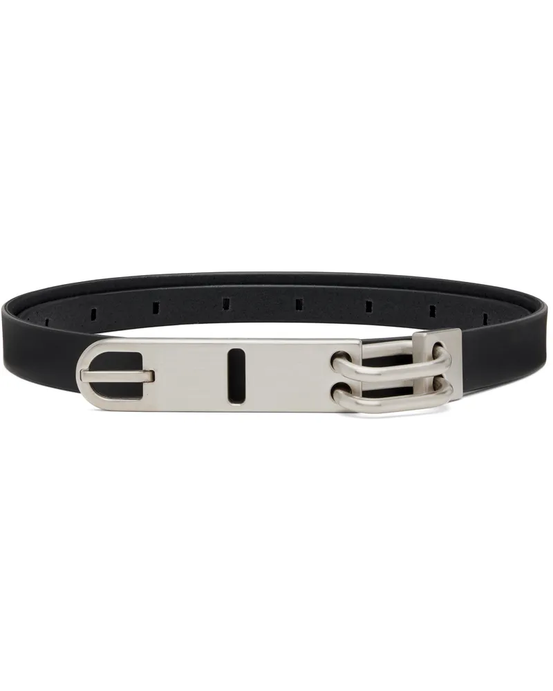 Rick Owens Black Concordians Tongue Belt 09