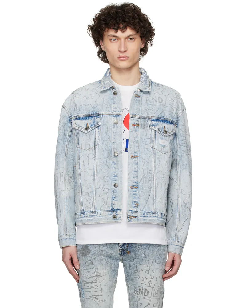ksubi Blue Oh G Denim Jacket Denim