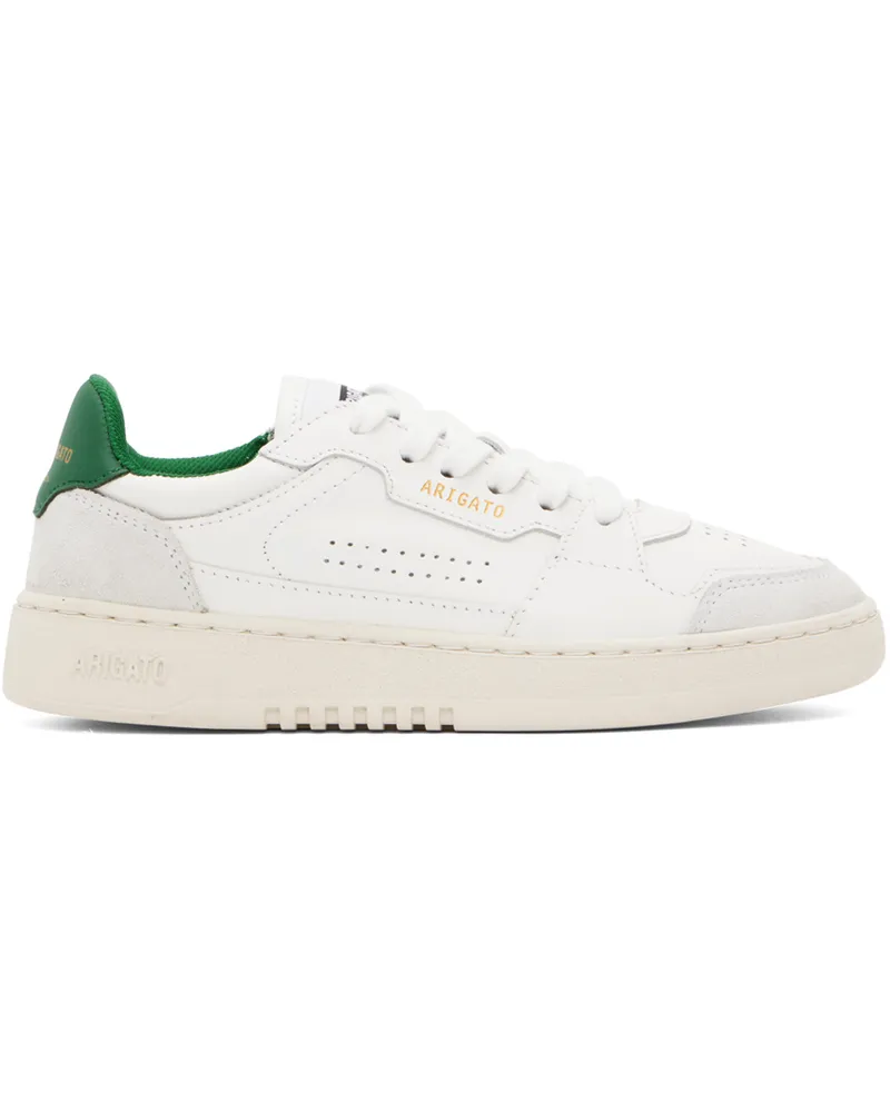 Axel Arigato White & Green Dice Lo Sneakers White