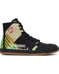 Vivienne Westwood Black Animal Gym High Top Sneakers Combat